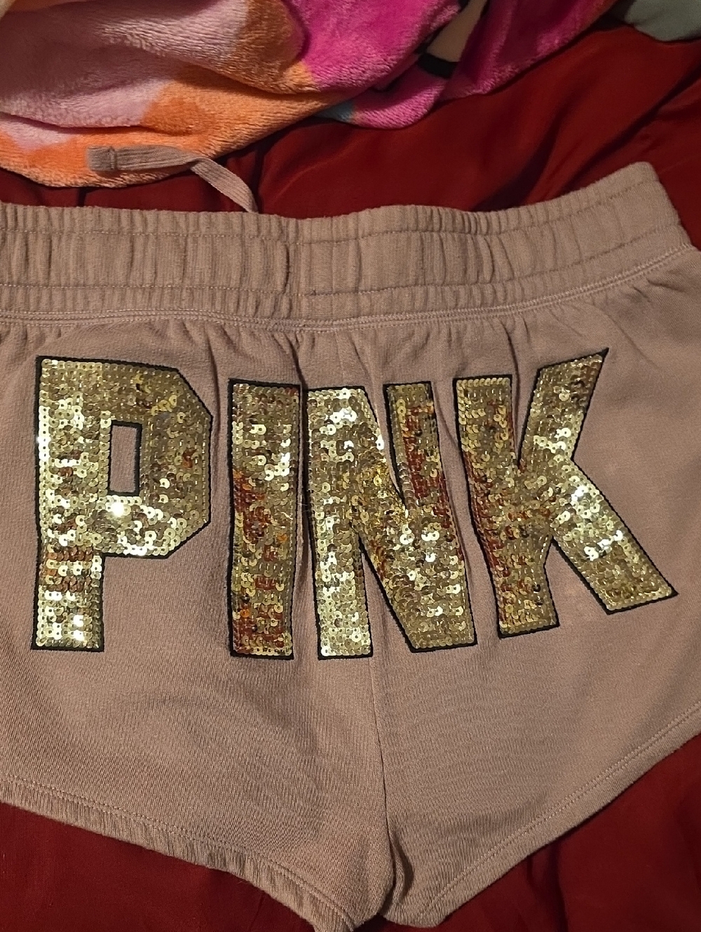 Victoria's Secret PINK Lounge Shorts in Dusty Mauve